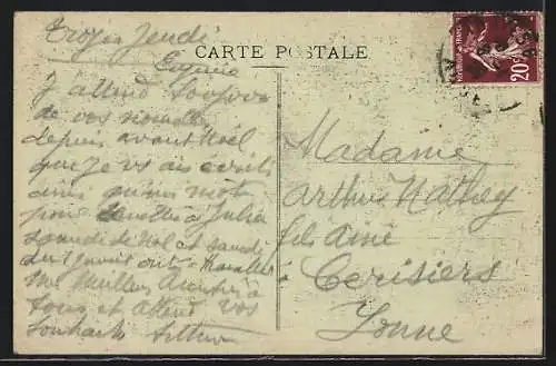 AK Brienne-le-Château, Vue générale côté Nord