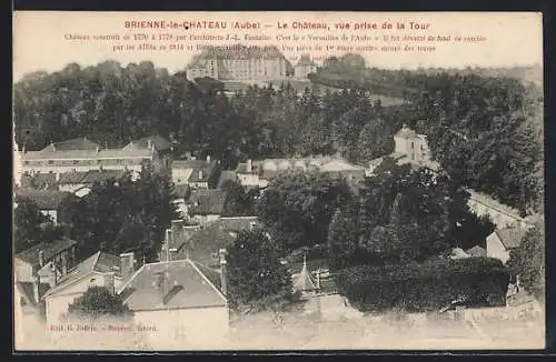 AK Brienne-le-Château, Le Château, vue prise de la Tour