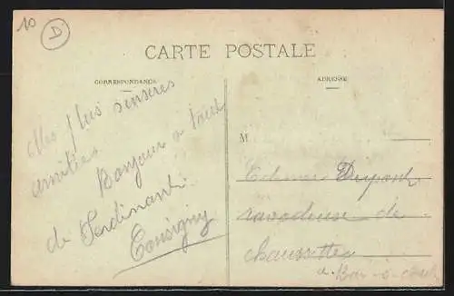 AK Brienne-le-Château, Le Château, vue prise de la Tour