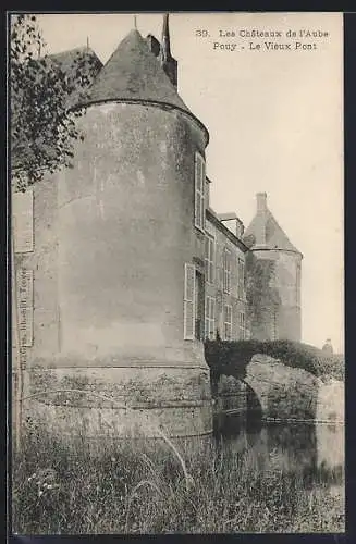 AK Pouy, Les Châteaux de l`Aube, Le Vieux Pont