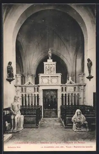 AK Chaource, Intérieur de l`Église, Chapelle du Paradis