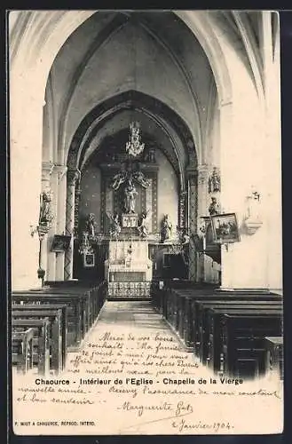 AK Chaource, Intérieur de l`Église, Chapelle de la Vierge