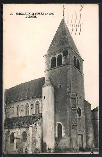 AK Bagneux-la-Fosse, L`Église