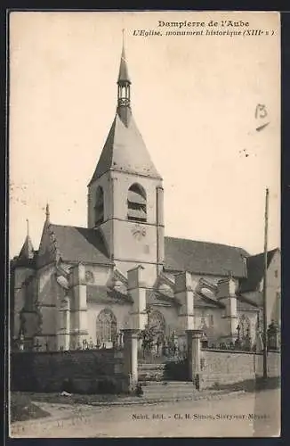 AK Dampierre de l`Aube, L`Église, monument historique