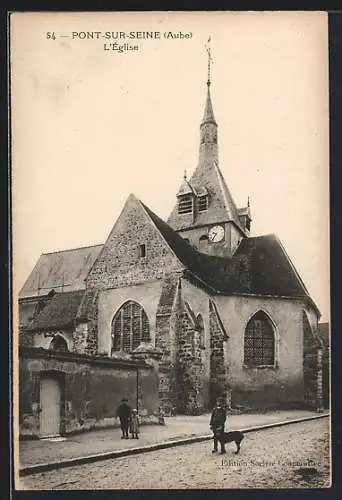 AK Pont-sur-Seine, L`Église