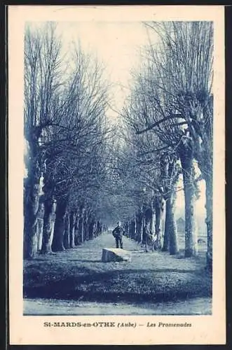 AK St-Mards-en-Othe, Les Promenades