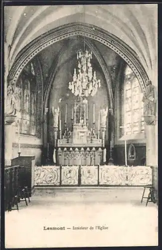 AK Lesmont, Intérieur de l`Église