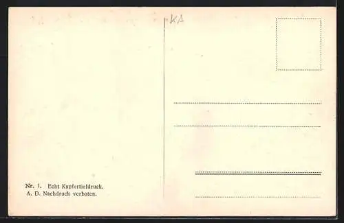 AK Danzig, Blick auf St. Marien
