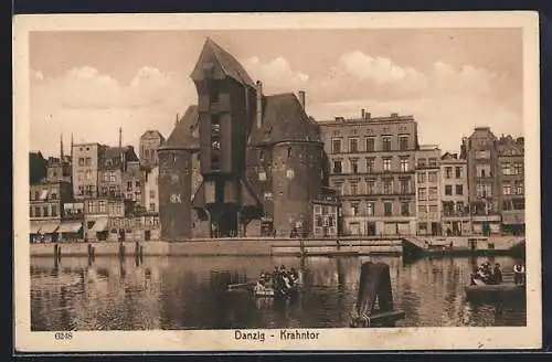 AK Danzig / Gdansk, Partie am Krahntor