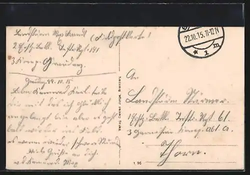 AK Graudenz, Panorama an der Weichsel