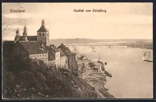 AK Graudenz, Ausblick vom Schlossberg