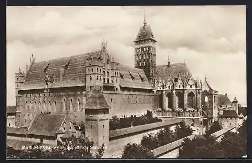 AK Marienburg, Schloss von Südosten gesehen