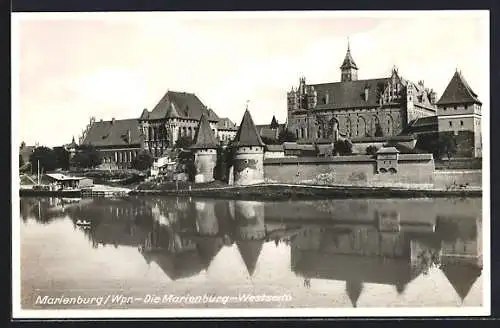 AK Marienburg, Westseite der Marienburg