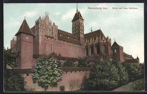 AK Marienburg, Blick auf das Schloss