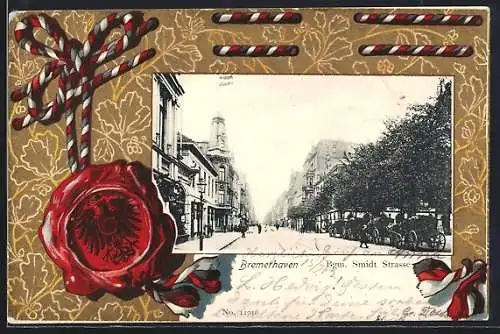 AK Bremerhaven, Partie in der Bgm. Smidt Strasse