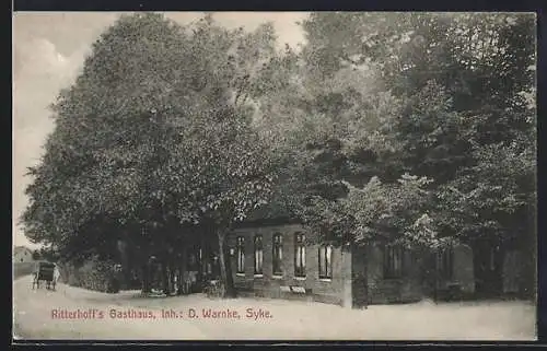 AK Syke, Ritterhoff`s Gasthaus, Inh. D. Warnke