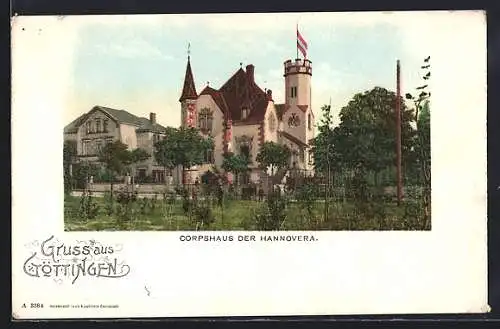 AK Göttingen, Corpshaus der Hannovera, Verbindungshaus