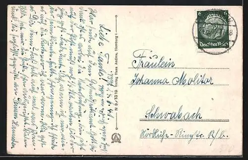 AK Nordenham a. d. Weser, Strasse mit Bank