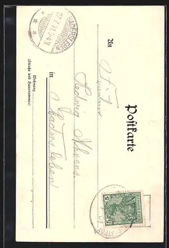 AK Welsleben, Partie in der Langestrasse