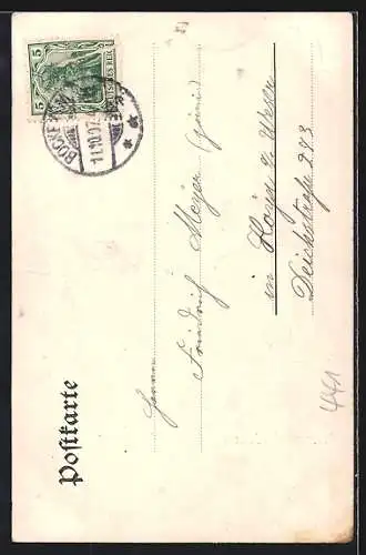 AK Bockenem, Partie in der Wiesenstrasse, Kinder mit Fahrrädern