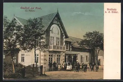AK Breiholz a. d. Eider, Gasthof zur Post, Cl. Peters