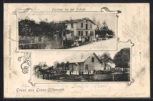 AK Gross-Offenseth, Partien bei der Schule