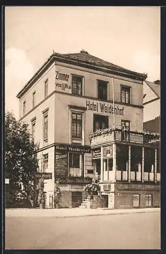 AK Bremen, Hotel Weidenhof von H. Lindemann