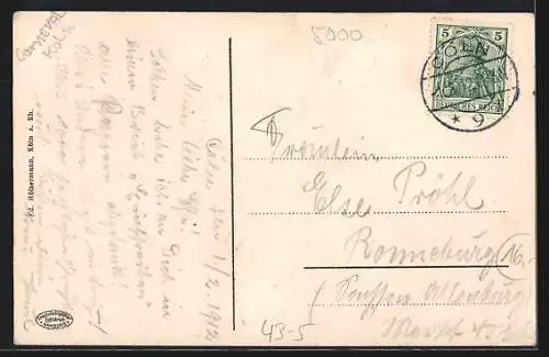 AK Köln a. Rh., Prunkwagen auf dem Kölner Karneval