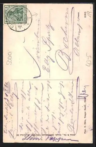 AK Jakob Schoss, Prinz Karneval 1910