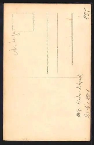AK Rennfahrer Manfred von Brauchitsch, orig. Tinten-Autograph