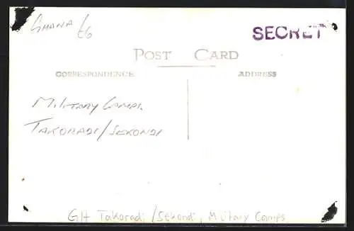 Foto-AK Takoradi /Sekondi, Military Camps