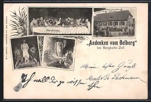 AK Oelberg, Restaurant zum Ochsen, Abendmahl, Geisselung