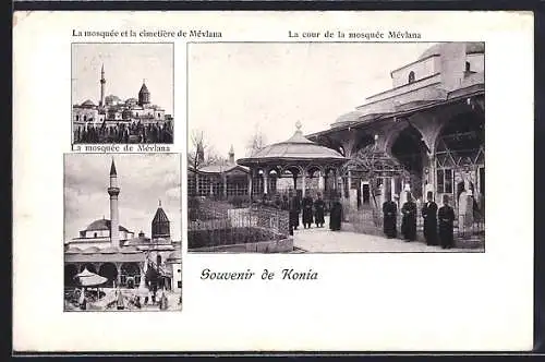 AK Konya, La mosquée et la cimetière de Mévlana, La cour de la mosquée Mévlana