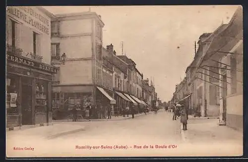 AK Romilly-sur-Seine, Rue de la Boule d`Or