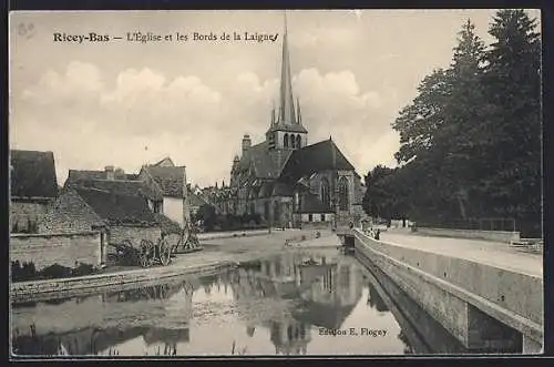 AK Ricey-Bas, L`église et les Bords de la Laigne
