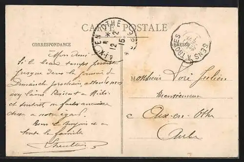 AK Neuville-sur-Vanne, Le Pont de l`Arcade