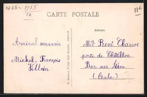AK Neuville-sur-Vanne, La Mairie