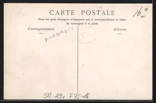 AK Paris, L`Émeute de Longchamp 1906, Envahissement de l`Enceinte du Pesage par le Public de la Pelouse