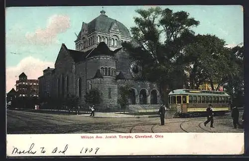 AK Cleveland, OH, Wilson Ave., Jewish Temple