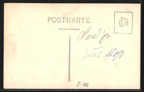 Foto-AK Arbeiter beim Strassenbau