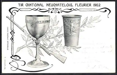 AK Fleurier, Kantonales Schützenfest 1902, Sieges-Pokal