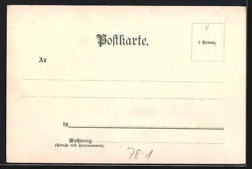 AK Frau in elsass-lothringischer Tracht spielt auf einer Mandoline, Schild