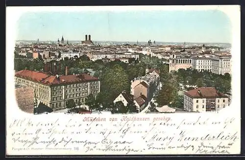 AK München-Haidhausen, München von Haishausen gesehen