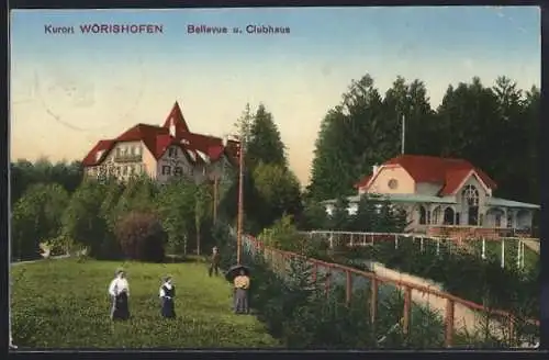AK Wörishofen, Hotel Bellevue und Clubhaus