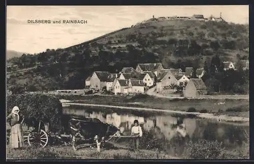 AK Dilsberg, Panorama mit Rainbach
