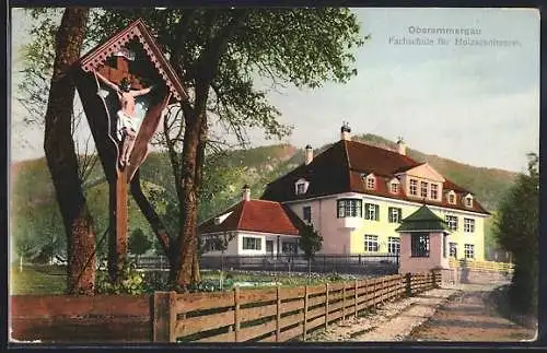AK Oberammergau, Fachschule für Holschnitzerei
