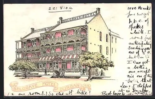Lithographie Durban, Belgrave Hotel