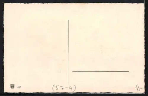 Künstler-AK Drei Äpfel am Zweig