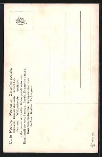 Künstler-AK Drei Pfirsische an einem Zweig