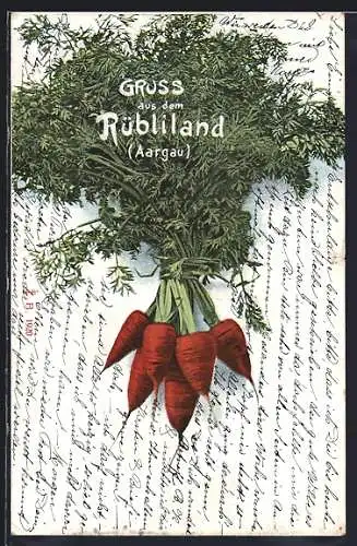 AK Ein Bund Rüben, Gruss aus Rübiland